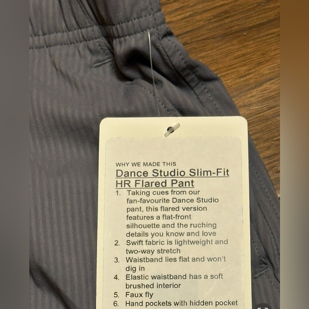 Lululemon Dance Studio Slim-Fit High-Rise Flared Pants XS NWT - Picture 3 of 14
